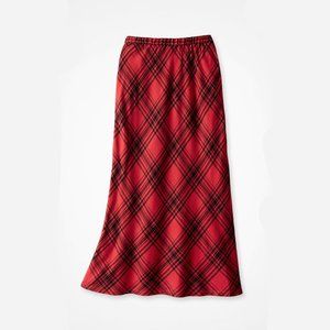 Plaid Alpine Retreat Woven Skirt